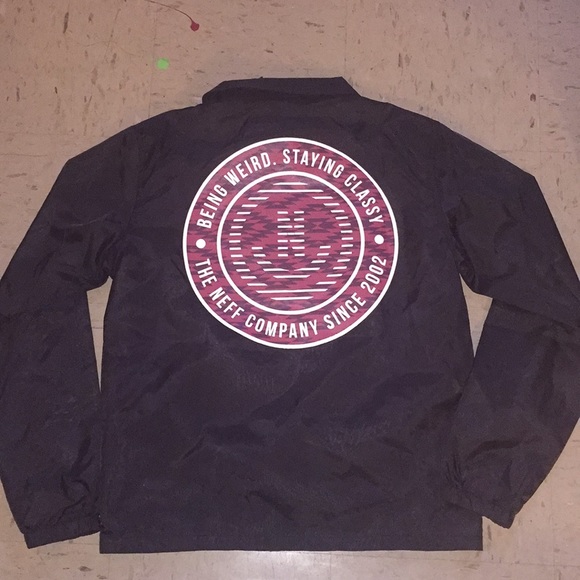Neff Other - :::NWT::: neff black lightweight coaches jacket